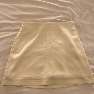 Satin mini skort